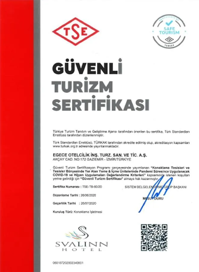 Svalinn Hotel Измир Турция